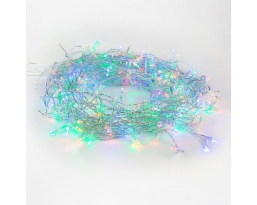 Гирлянда NEON-NIGHT ТВИНКЛ 15м прозрачный ПВХ, 120 LED мультиколор [303-199]