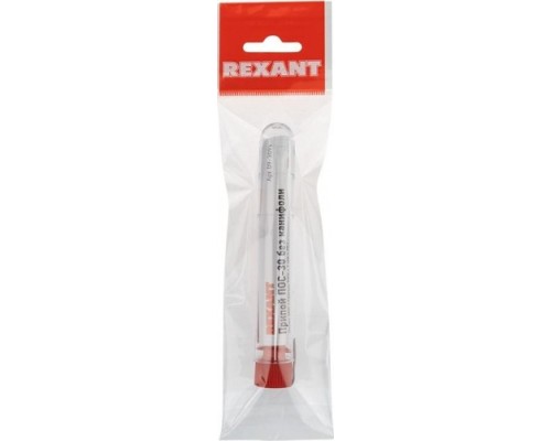 Припой REXANT ПР3091 без канифоли пос-30, 10г, 1мм, (олово 30%, свинец [09-3091]