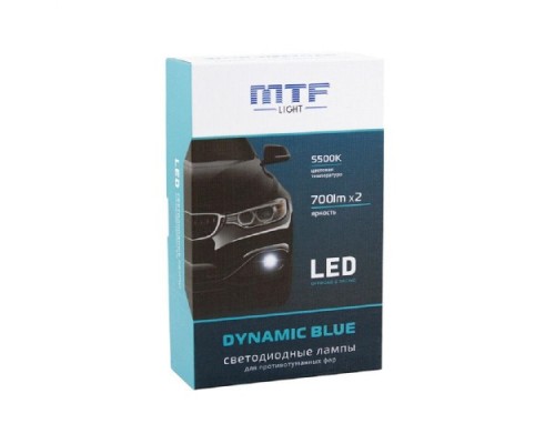 Лампа светодиодная MTF LIGHT серия DYNAMIC BLUE LED HB4, 5500K MLHB4K5