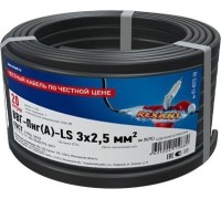 Кабель REXANT ВВГ силовой медный ввг-пнг(а)-ls 3x2,5 мм2, 20 метров 01-8272-20