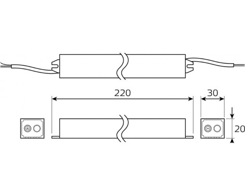 Блок питания GAUSS BT522 basic 12v 40w ip67