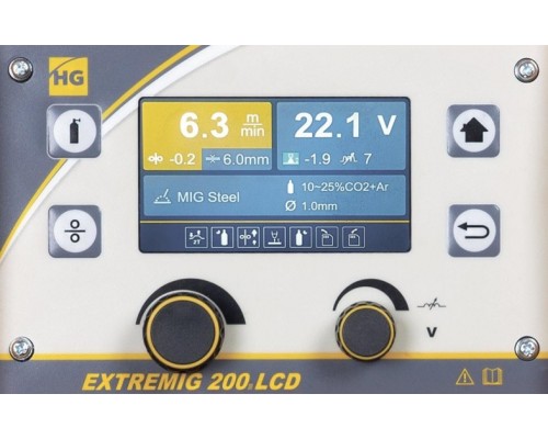 Сварочный полуавтомат HUGONG EXTREMIG 200 III LCD [029650]