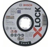 Отрезной круг по нержавеющей стали X-LOCK BOSCH 115х1,0х22 мм AS60TINOX-BF Expert for Inox and Metal [2608619263]