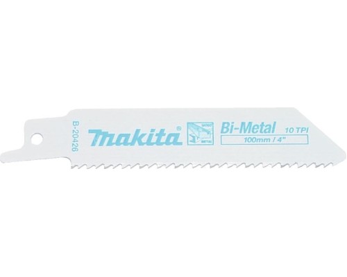 Полотна для сабельных пил MAKITA B-20426 для дерева/металла 100x0,9x10tpi, 5 шт.