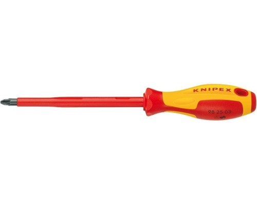 Отвертка крестовая диэлектрическая KNIPEX 982503 1000 V, PZ3 [KN-982503]