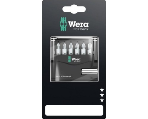 Набор насадок WERA Mini-Check PZ SB, SATZ 6TLG, WE-073536 [WE-073536]