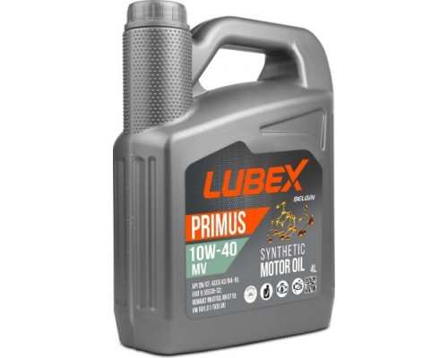 Масло моторное LUBEX PRIMUS MV 10W40 4 л. синтетическое [L034-1322-0404]