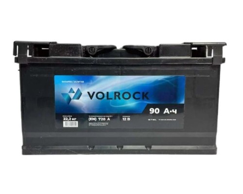 Аккумулятор VOLROCK 6СТ-90L (R) конус [4605961004829]