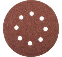 Круг шлифовальный на липучке STAYER PROFI 8 отверстий, Р40, 125мм, 5шт 3580-125-040