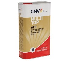 Масло трансмиссионное GNV MultiTop ATF Synthetic (металл. канистра) 1 л GMT101213001755SYN0001