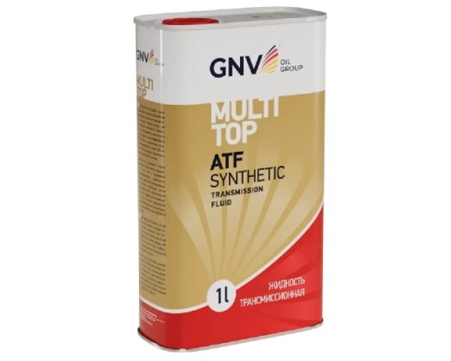 Масло трансмиссионное GNV MultiTop ATF Synthetic (металл. канистра) 1 л GMT101213001755SYN0001