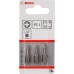 Бита для заворачивания BOSCH Extra Hard 25 мм PZ1 3шт [2607001554]