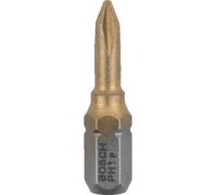 Бита для заворачивания BOSCH Max Grip 25 мм PH1 3шт 2607001544