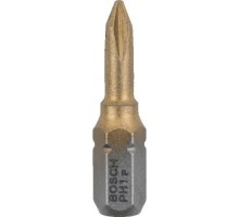 Бита для заворачивания BOSCH Max Grip 25 мм PH1 3шт 2607001544