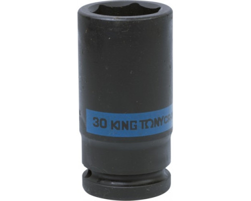 Ударная головка шестигранная глубокая 3/4" KING TONY 643530М 30 мм