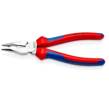 Плоскогубцы KNIPEX KN-0825185SB комбинированные остроконечные с удлиненными губкам