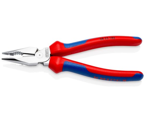 Плоскогубцы KNIPEX KN-0825185SB комбинированные остроконечные с удлиненными губкам