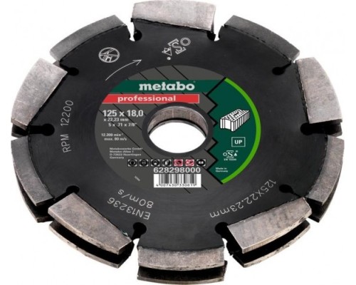 Комплект алмазных дисков METABO 125x28,5x22.2 мм UP для MFE 40 628298000 [628298000]