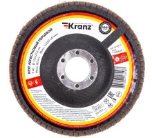 Круг лепестковый Kranz KR-90-0012 торцевой p40, 125х22,2 мм