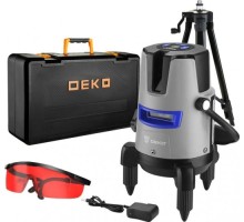 Лазерный уровень DEKO DKLL02RB PRO SET 2 PREMIUM со штативом 1 м [065-0102-1]