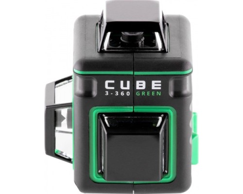 Лазерный уровень CUBE 3-360 GREEN ADA PROFESSIONAL EDITION + Штатив-штанга элевационный + Cosmo 50 [А00677]