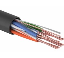 Кабель Proconnect U/UTP, CAT 5e, PE 4PR, 24AWG внешний, черный, 305м 01-0054