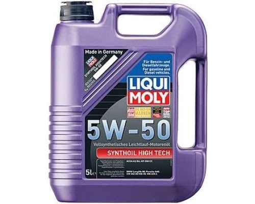 Масло моторное LIQUI-MOLY SAE 5W50 Synthoil High Tech 5 л 9068 синтетическое [9068]