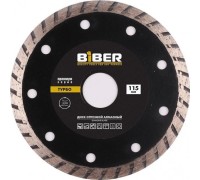 Алмазный диск универсальный Biber 70252 Турбо Премиум 115мм тов-039547