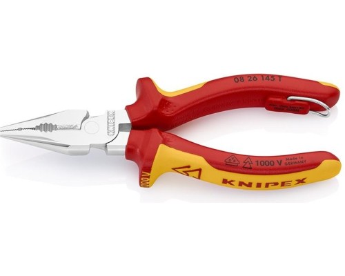 Плоскогубцы диэлектрические KNIPEX 0826145T 1000 V, 145 мм, удлиненные [KN-0826145T]