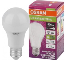 Лампа светодиодная Osram LED Antibacterial cla60 8,5w/840 230vfr e27 [4058075561199]