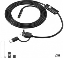 Видеоэндоскоп DEKO WEC-2 водонепроницаемый 2м (micro usb, usb, type-c) 065-0154