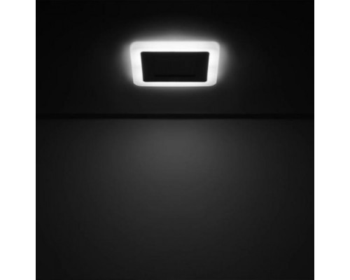 Потолочный светодиодный светильник GAUSS Backlight квадрат 3+3w 350lm 4000k 3 реж led [BL121]