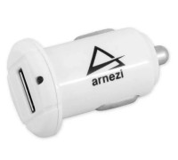 Адаптер автомобильный в прикуриватель ARNEZI A0603009 1хUSB 5B 1A белый