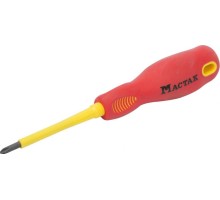 Отвертка диэлектрическая PHILIPS МАСТАК 041-01080EH №1, 80 мм, держатель