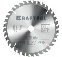 Пильный диск по дереву KRAFTOOL Optima 185х20мм 36Т [36951-185-20]