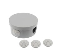 Распаячная коробка REXANT 28-3009 ОУ, d 85х40мм, IP54 (Р3-ЦХ 85/40.1.3)