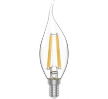 Лампа светодиодная GAUSS Свеча basic filament на ветру 4,5w 420lm 4100к е14 led [1041125]