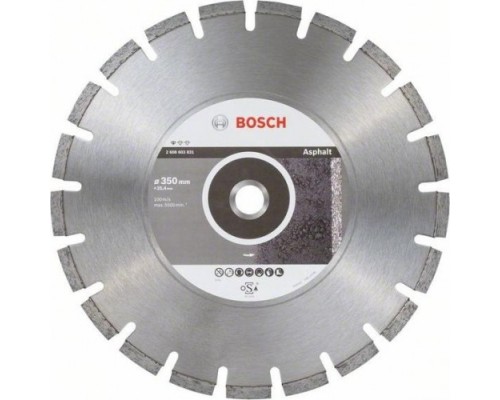 Алмазный диск для резки асфальта BOSCH 350х25,4/20 мм Standard for Asphalt [2608603831]