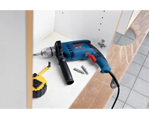 Дрель ударная сетевая BOSCH GSB 13 RE (БЗП) односкоростная [0601217104]