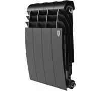 Радиатор отопления ROYAL THERMO Biliner B 350 Черный - 4 секц. биметаллический НС-1682257