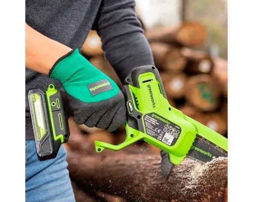 Пила цепная аккумуляторная GREENWORKS G24MCS10K2 [2008207UA]