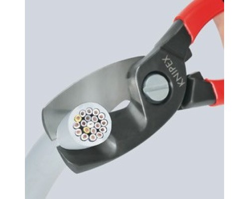 Кабелерез KNIPEX KN-9511200SB с двойными режущими кромками, ø 20 мм (70 мм²) Кабелерез KNIPEX KN-9511200SB с двойными режущими кромками, ø 20 мм (70 мм²)