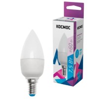 Лампа светодиодная КОСМОС CN 7.5W 220V E14 6500K LkecLED7.5wCNE1465