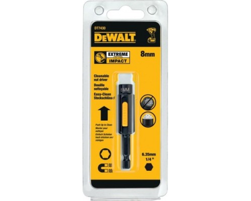 Магнитная насадка DeWALT 8х50 мм IMPACT DT 7430-QZ Easy Clean [DT7430-QZ]