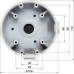 Монтажная коробка DAHUA DH-PFA139 для мини-купольных видеокамер