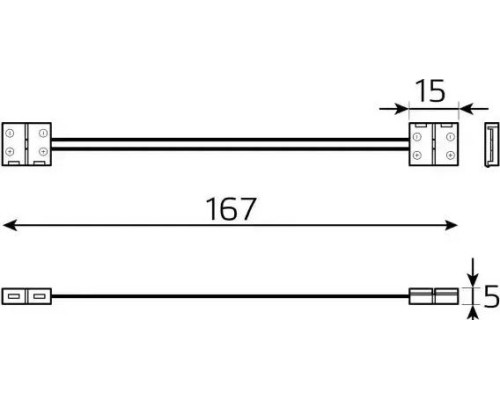 Набор коннекторов GAUSS BT433 basic для led-ленты-10 mm 5050 ip20