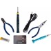 Набор для пайки REXANT П0168 №16 (usb-паяльник 8вт, кусачки, тонкогубцы, подста [12-0168]
