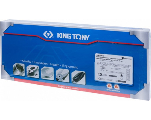 Набор головок 1/2" KING TONY 4032MR, 24 предмета