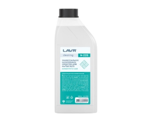 Универсальное низкопенное средство LAVR cleaning N-225 для мытья пола, 1 л 5900