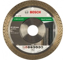 Алмазный диск для резки керамики BOSCH 125/22,23 мм Best for HardCeramic 2608615077
